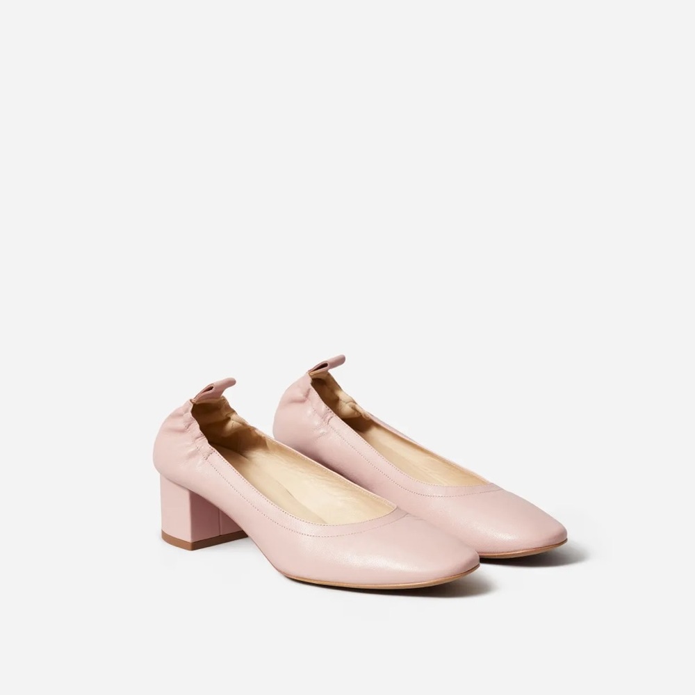 Everlane pink leather day heel 10